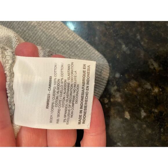 Nike Women's Gray Sweat Shorts XL Athleisure Lounge Drawstring Waist - Picture 8 of 9